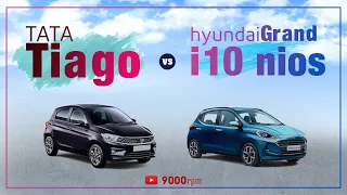 Tata Tiago Vs Hyundai Grand i10 Nios 2022 | Nios Vs Tiago | Tiago Vs Nios Comparison Review