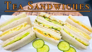 Best Tea Sandwiches Recipe ☕😍 | Afternoon Tea Sandwiches | How to make Cocktail Sandwiches