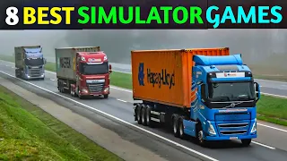 TOP 8 Best Simulator Games for Android & IOS 2023 | Bus and Truck Games | High Graphics