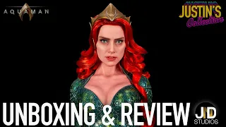 JND Studios Aquaman Mera 1/3 Scale Statue Unboxing & Review