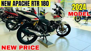 Ye Hai 2024 TVS Apache RTR 180 2v New Model Review😍On Road Price | Features👑King In 180cc Segment?🔥🔥