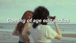 Popular edit audios to make you feel like a teen in a coming of age movie ✨