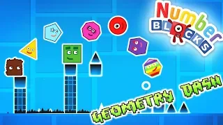 Numberblocks Play Geometry Dash