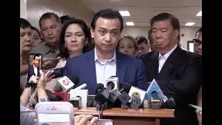 Trillanes now under custody of Senate President Sotto