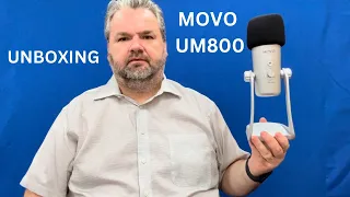 MOVO UM800 USB Microphone UNBOXING