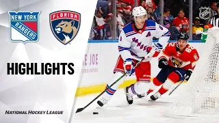 NHL Highlights | Rangers @ Panthers 11/16/19