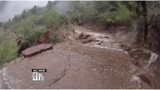 Hikers Narrowly Escape Deadly Flash Flood