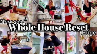 New 2024 Whole house clean decluttering and organizing hacks! New Year house reset!
