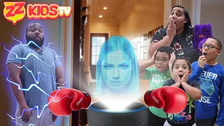 Alexa Fights Back. Alexa Takes Over ZZ Kids TV Part 3