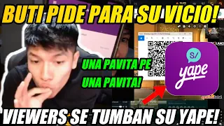 SE TUMBAN SU YAPE!😆BUTI LES PIDE DINERO PARA SEGUIR APOSTANDO!+ANUNCIA NO MAS TERROR EN STREAMS! 😰