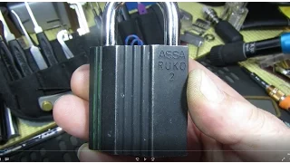 (308) Assa Ruko 2 Padlock Picked and Gutted