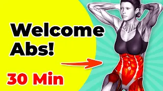 ➜ Banish Flab & WELCOME ABS ➜ Do This 30-Min Ultimate STANDING WORKOUT