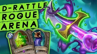 INCREDIBLE Deathrattle Rogue Arena | Rastakhan's Rumble | Hearthstone