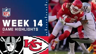 Las Vegas raiders vs Kansas City Chiefs week 14 highlights