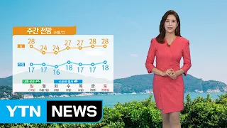 [날씨] 주말 여름 더위...강한 자외선·오존 주의 / YTN