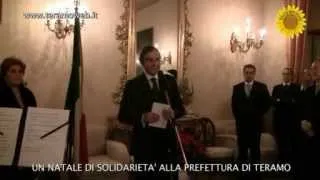 Un Natale di solidarieta' alla Prefettura di Teramo