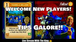 Fallout 76: Welcome New Players! Tips Galore!!