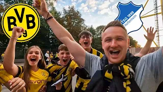 🍻 GETTING DRUNK WITH CRAZY DORTMUND FANS!!! Borussia Dortmund 1-0 Hoffenheim, Bundesliga