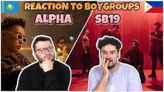 REACTION TO BOYGROUPS: ALPHA - Seni oilai (Q-POP) /// SB19 'Bazinga' (P-POP)