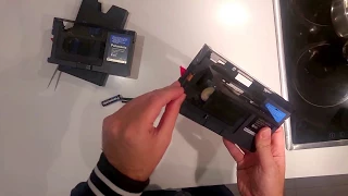 How to play vhs-c in your vhs video Genuine Panasonic Motorised Cassette Adapter Made In Japan VHS-C