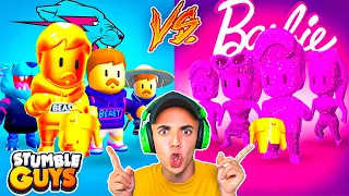 SKINS *MRBEAST vs BARBIE* BATALLA FINAL en STUMBLE GUYS! 😱 - Jonbtc