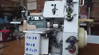 Overlock casera, Armado de cuchillas FN - 5B.