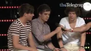 One Direction interview with Elle Halliwell  2012