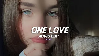 ONE LOVE - SHUBH [edit audio]