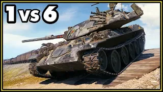 STB-1 - 11 Kills - 1 vs 6 - World of Tanks Gameplay