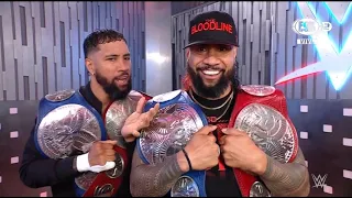 The Usos mandan mensaje como Campeones en Pareja Indiscutibles - WWE Raw Español: 23/05/2022