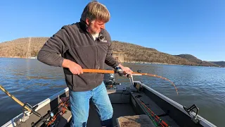 (The Day I Caught A Monster) Pig Size Catfish At The Bottom Of A Deep Hole!