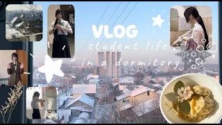 °˖✧𓆝 彡 vlog - student life in a dormitory