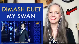 Voice Teacher Reaction to Dimash Kudaibergen Duet  -  My Swan - Maira Mukhamedovna - Менің аққуым