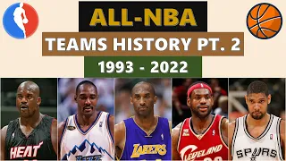 ALL-NBA Teams Every Year - Part 2 🏀 (1993 - 2022)