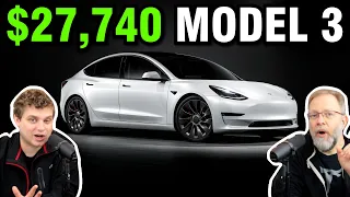 $27,740 Tesla Model 3!!! | Tesla Time News