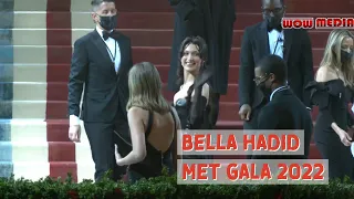Bella Hadid arriving to the Met Gala 2022
