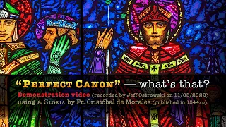 “Perfect Canon” — What's that? • A demonstration video recorded by a Baritone (Jeff Ostrowski)