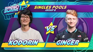 KoDoRiN vs Ginger - Singles Pools: Group B - Smash Summit 12 | Marth vs Falco