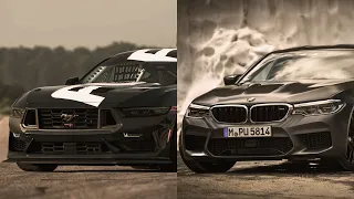 BMW M3 850hp vs Ford Mustang 860hp DragRace