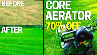 How to Aerate Your Lawn BIG  Results - BUY Don't Rent an Aerator