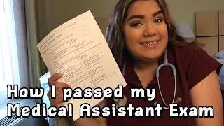 How I passed my Medical Assistant Exam |Exam review 2021 |Medical Assistant Series + giveaway winner