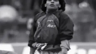 Diego Maradona dances during a football match # life is life