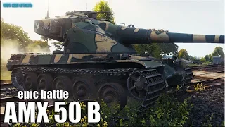 Классный бой AMX 50 B ✅ World of Tanks патч 1.5.1