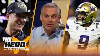 Time for Jim Harbaugh's NFL return, Michael Penix Jr. still a franchise QB despite loss | THE HERD