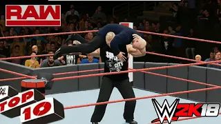 Top 10 Raw moments WWE Top 10  July 30  2018 WWE 2K18 || Gaming Craze!