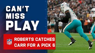 Dolphins Snatches Pick 6 from Carr