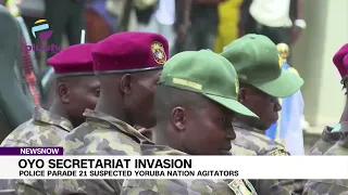 Oyo Secretariat Invasion Police Parade 21 Suspected Yoruba Nation Agitators