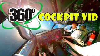 360° Cockpit View | Boeing 737 ILS Approach in Antalya