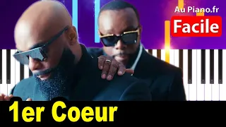 Kaaris 1er Coeur ft Maitre Gims - Instru Piano Facile Tutorial Lyrics