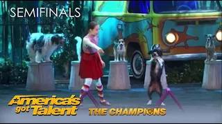 Alexa Lauenburger: 12-Year-Old Dog Trainor BLOWS The Judges away @AGT Champions